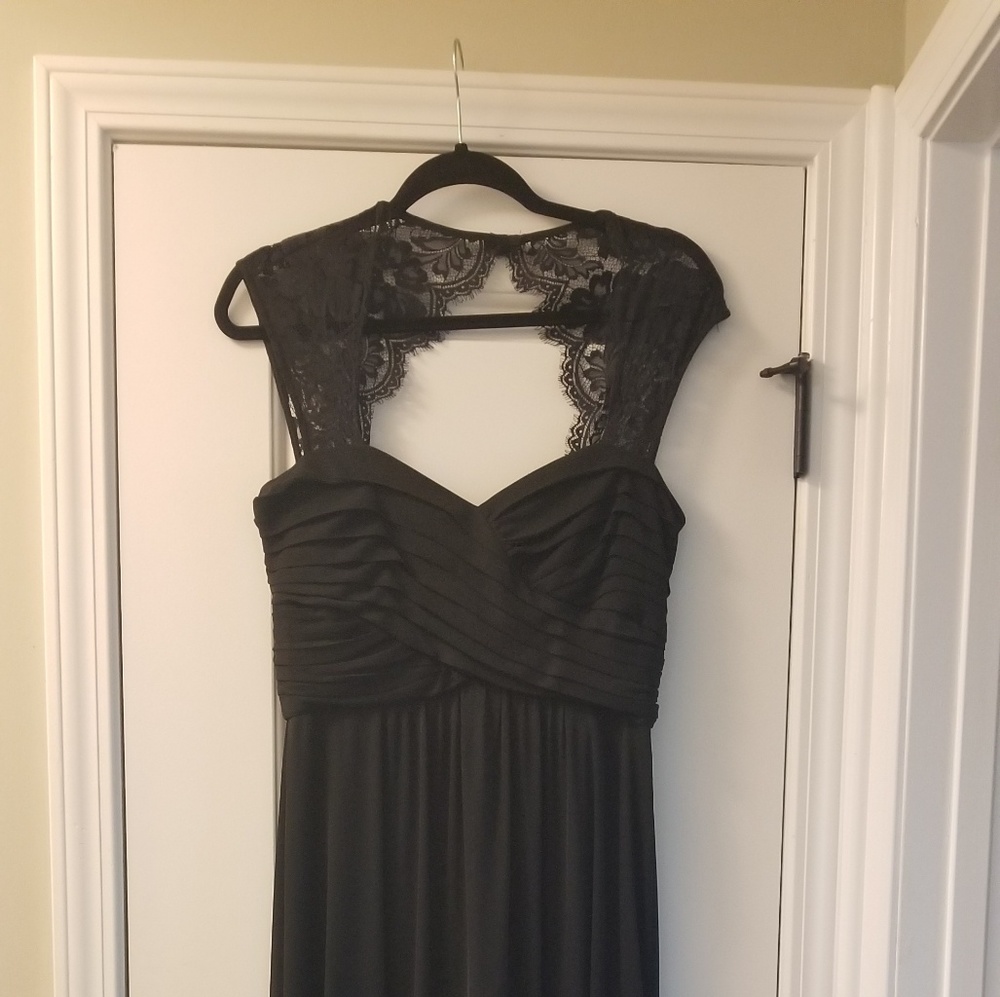Black Lace Gown